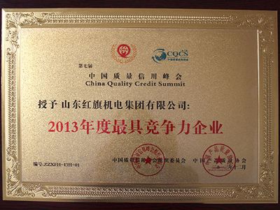 2013年度具竞争力企业